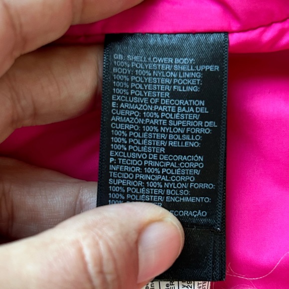 North Face Youth Puffy Pink Vest | xl - Picture 9 of 13